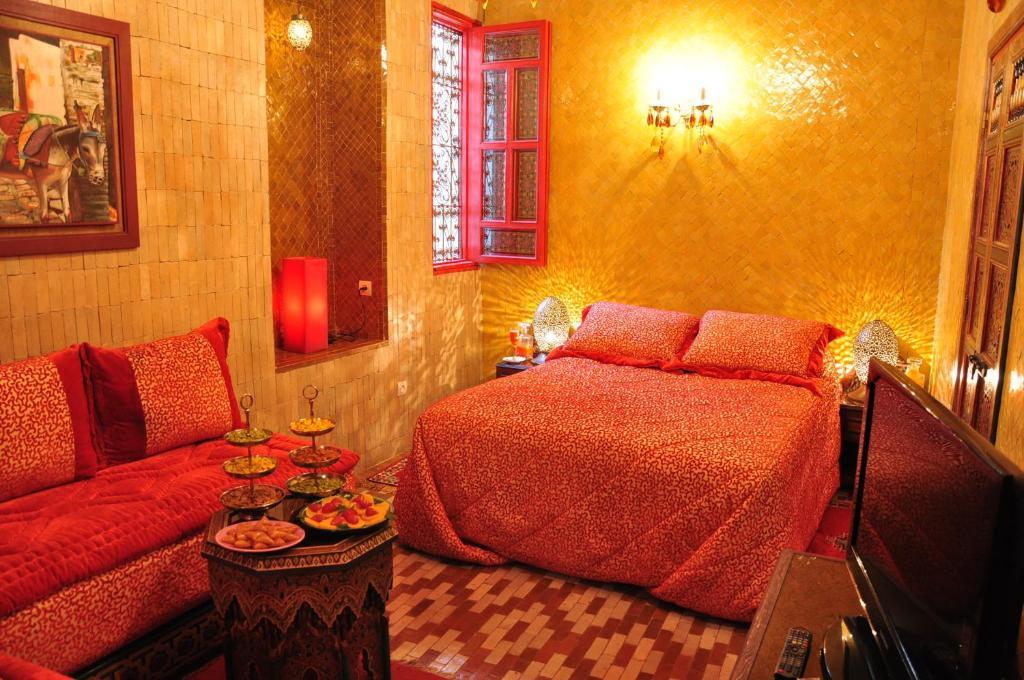 Riad La Maison Verte Fez Habitación foto